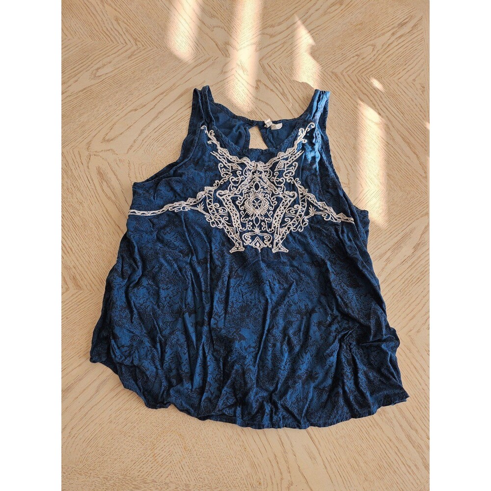 Dark blue tank top